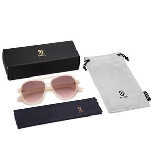 SOJOS Vintage Sunglasses Women's Men's Classic Double Bridge Sunglasses